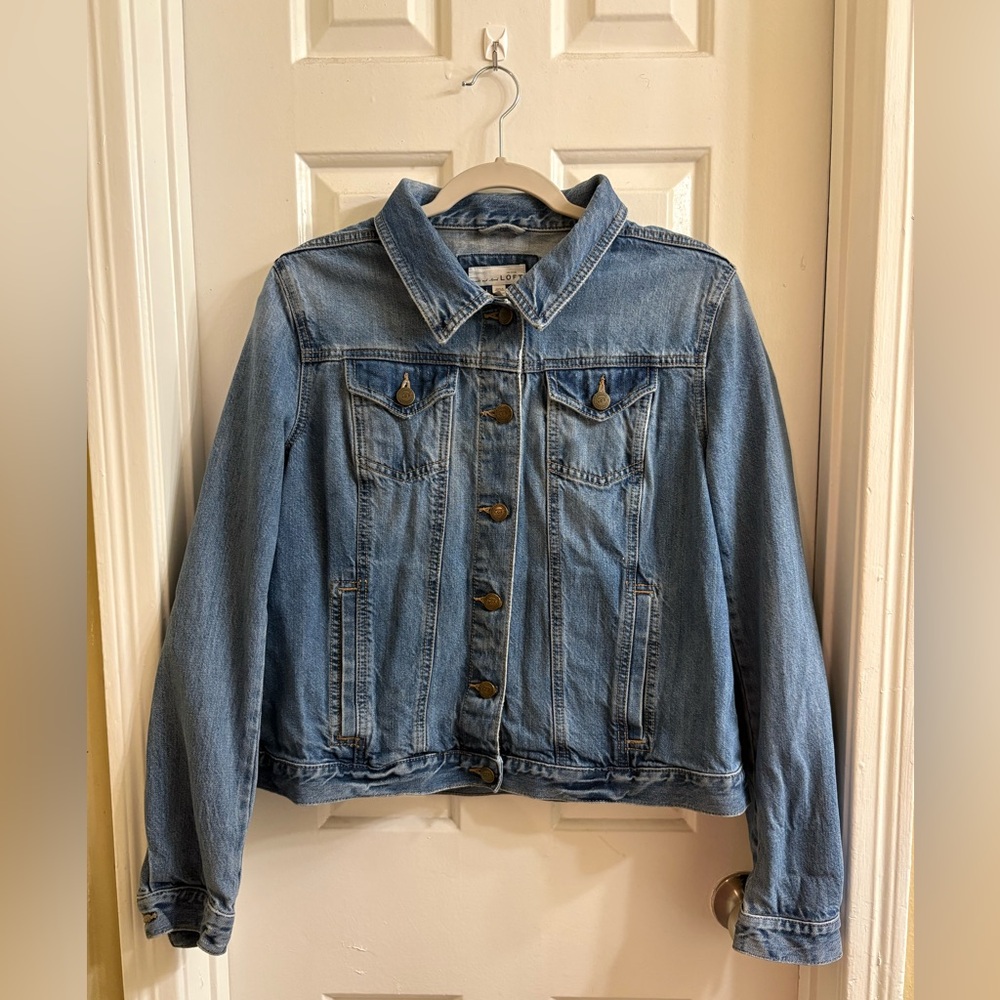 LOFT Light Blue Denim Jacket - Women's Jean Jacket